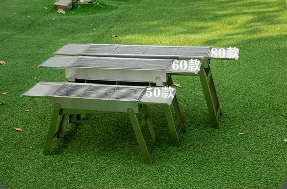 Cina Paket kecil Rustless Steel Grill Barbecue Lipat Desain Portable pemasok