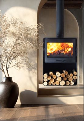 Rumah Besar Menggunakan Bahan Kayu Api Tungku Panas Efisiensi Tinggi pemasok