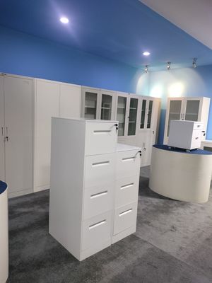 Latereral Filing Cabinet Steel Material With 4/3/2 Drawers White Color pemasok