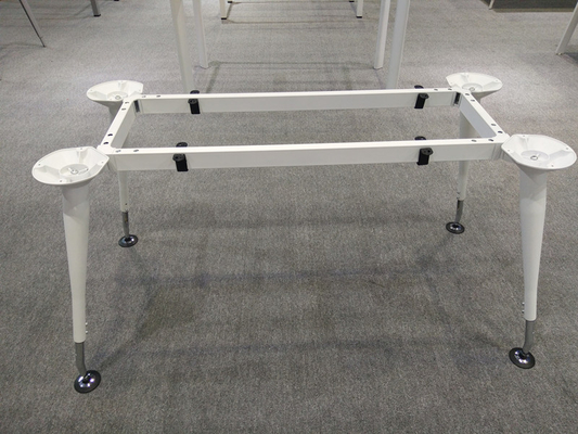 Mangkuk bentuk struktur meja kantor meja furniture 1200x600mm pemasok