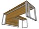 Manajer menggunakan meja kantor bentuk L 3060 bingkai baja panel kayu kesederhanaan pemasok